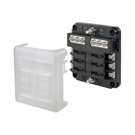 Sea-Dog Block-Fuse 6 Terminal Led, No 445185-1 445185-1